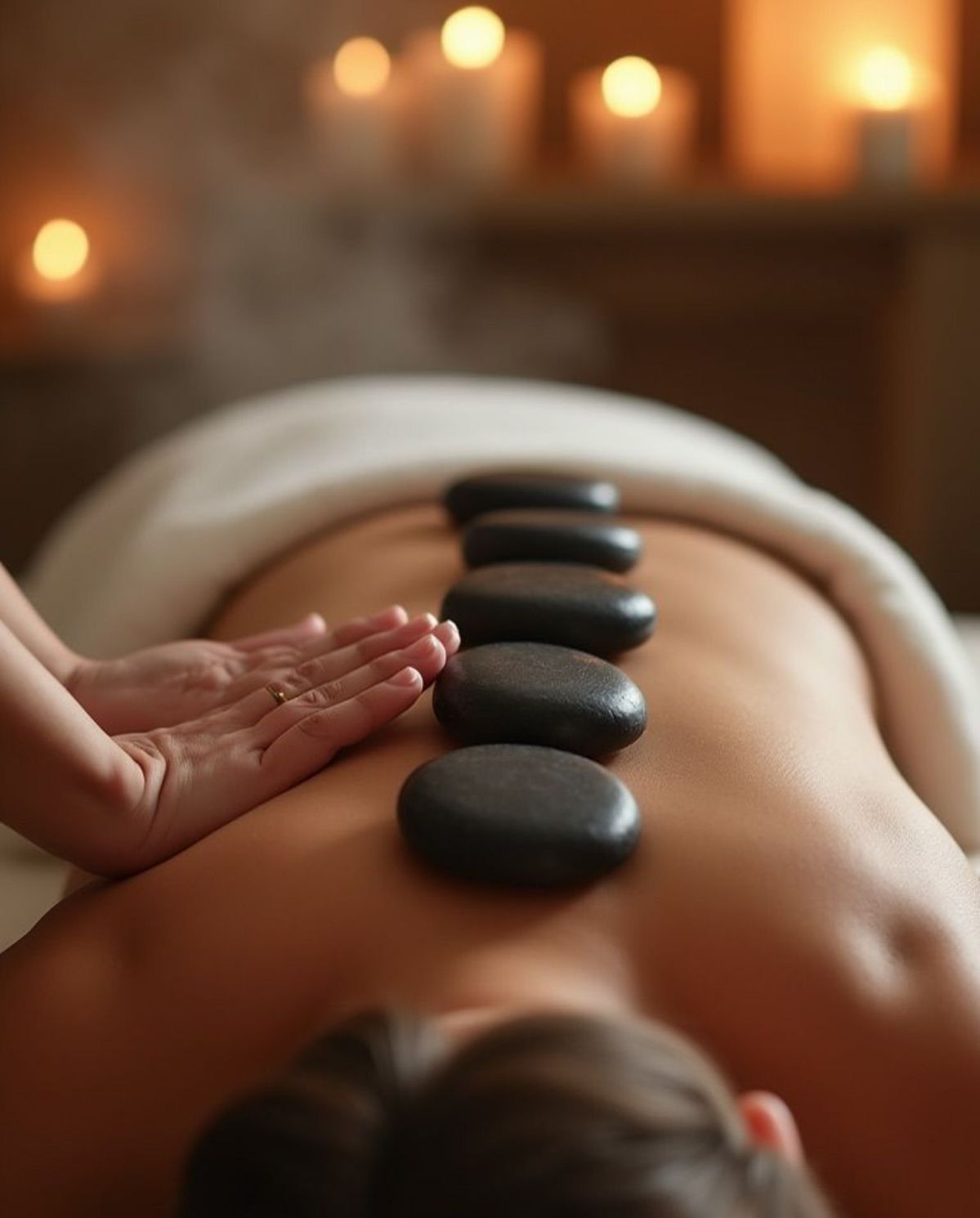 Sacred Lotus massage therapy treatments - hot stone, deep tissue, aromatherapy massage in Ealing